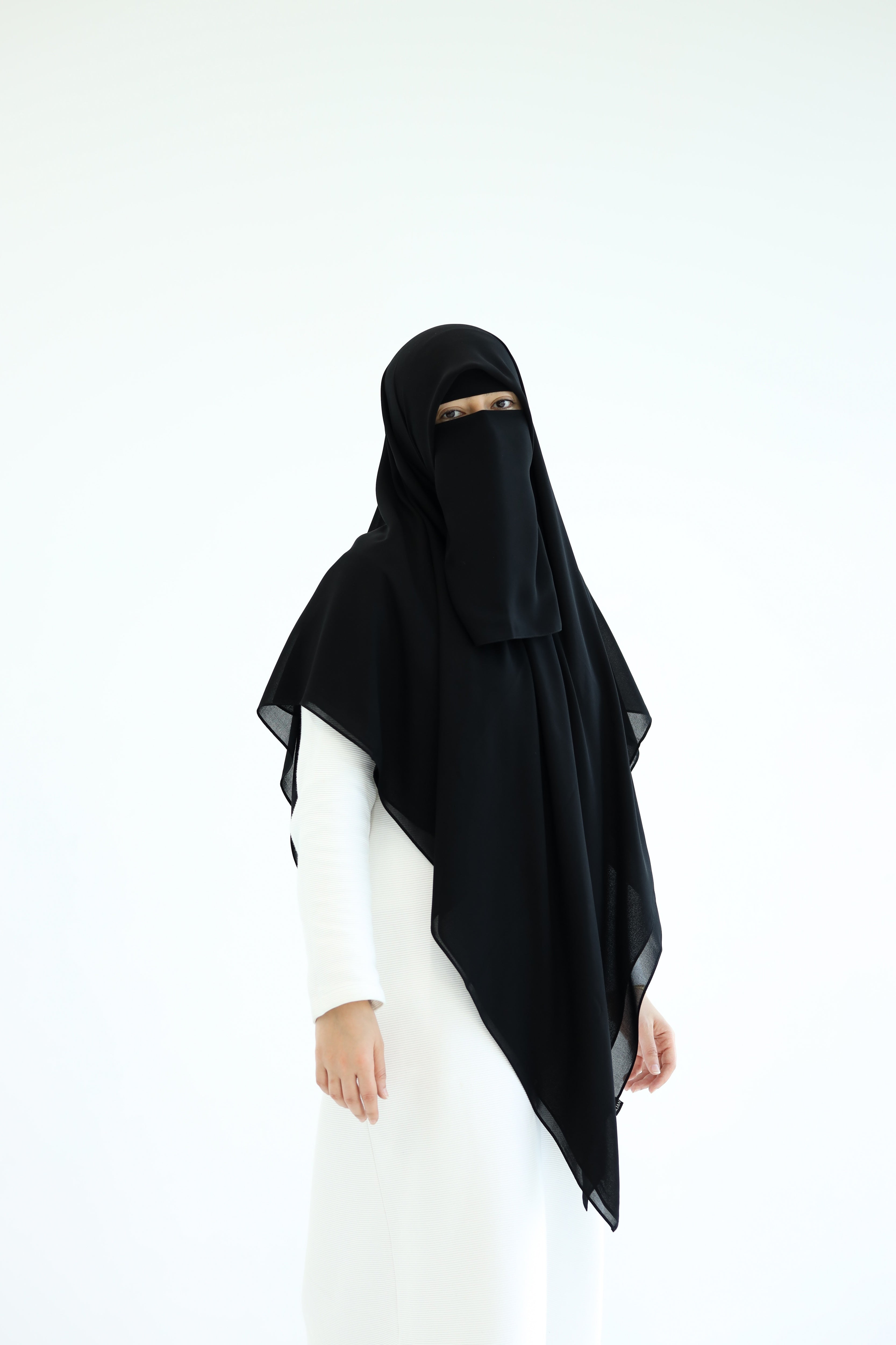 Black Basic Scarf