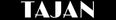 The word 'TAJAN' in a bold white serif typeface centered on a solid black background.