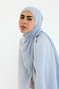 Light Grey Linen scarf