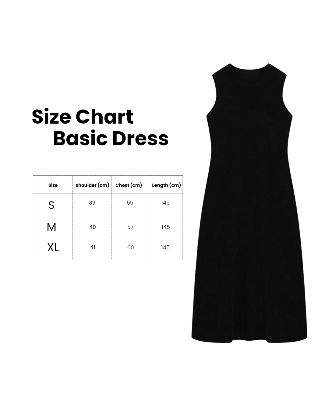 Basic sleeveless dress